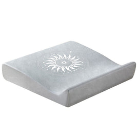 Deluxe Velvet Stella Meditation Mat, Gray