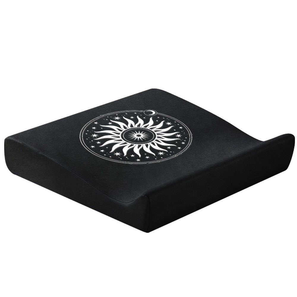 Deluxe Velvet Stella Meditation Mat, Black