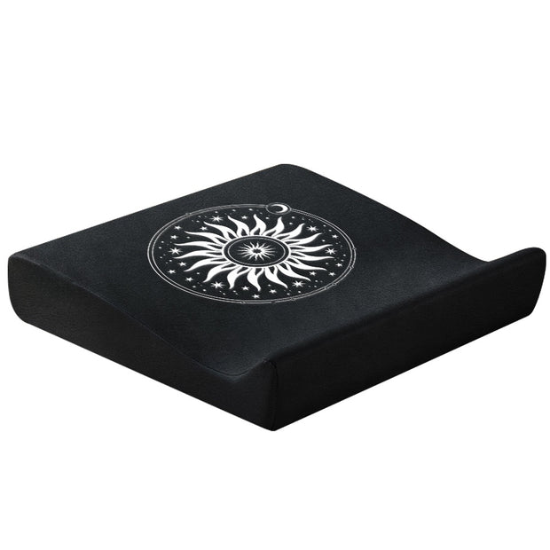 Deluxe Velvet Stella Meditation Mat, Black